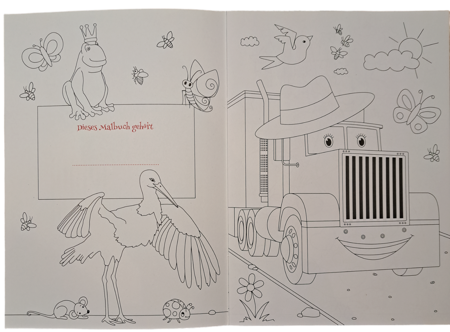 🎨 Mal spaß für kleine Heldinnen und Helden – das Malbuch von Trucker-for-Kids e.V. 🚛