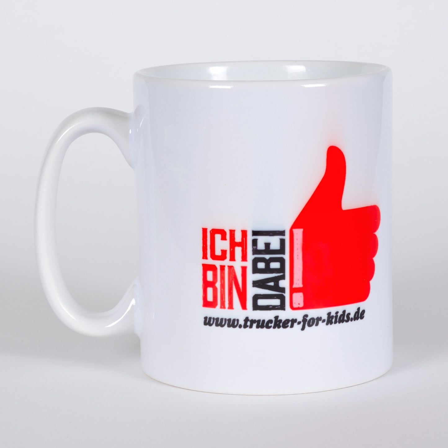 Hochwertige Vereins Tasse in Weiß