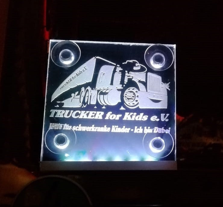 🚛 Vereins-LED-Schild für die Frontscheibe – Jetzt im Shop! 🚛