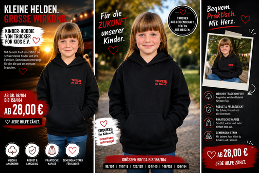 Kinder-Hoodie – Gemütlich warm & mit Herz getragen