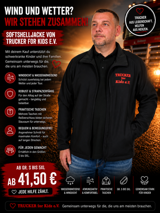 Vereins-Softshelljacke – Warm, wetterfest und voller Solidarität