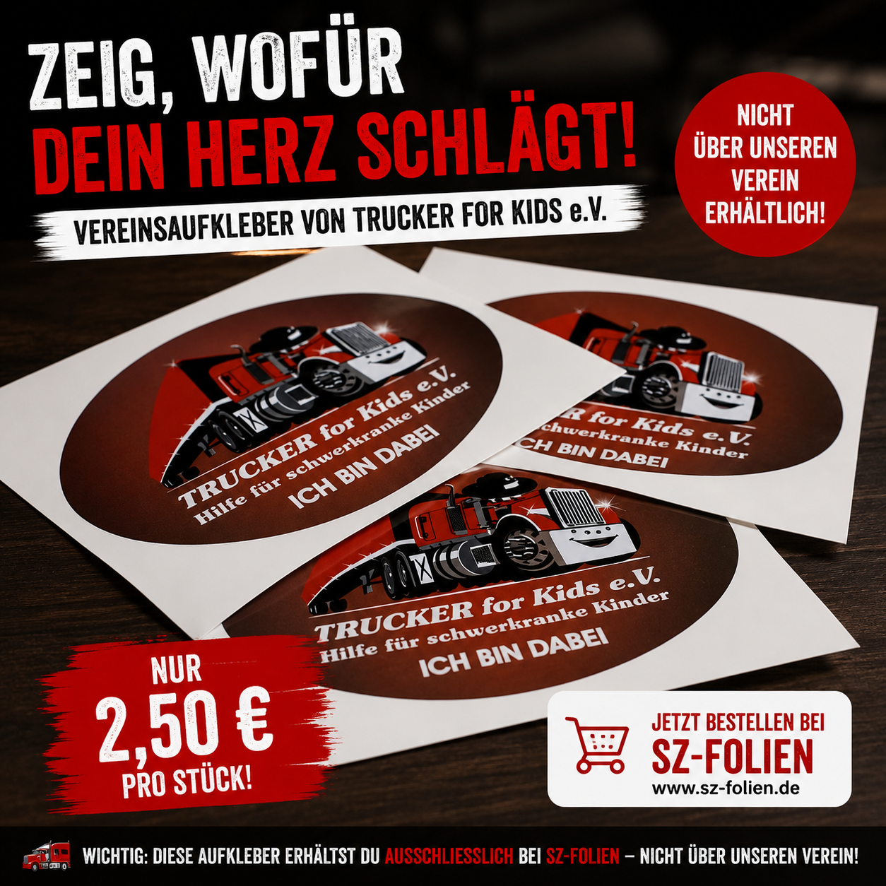 Stickers – Truckers for Kids