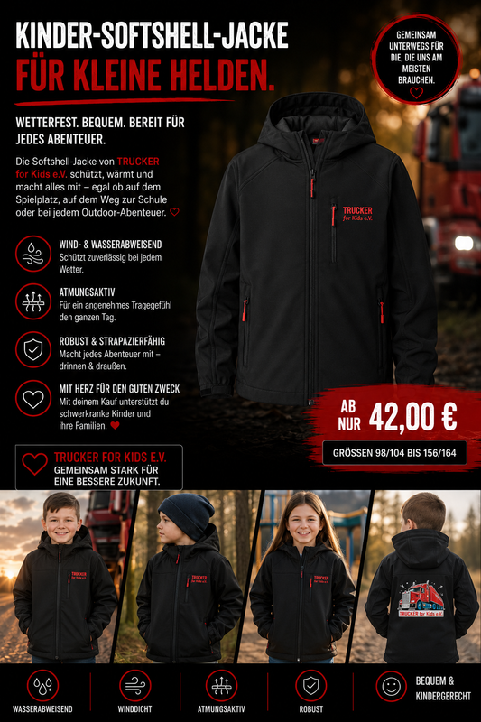 🧥 Kinder-Softshelljacke – Jetzt vorbestellen! 🧥