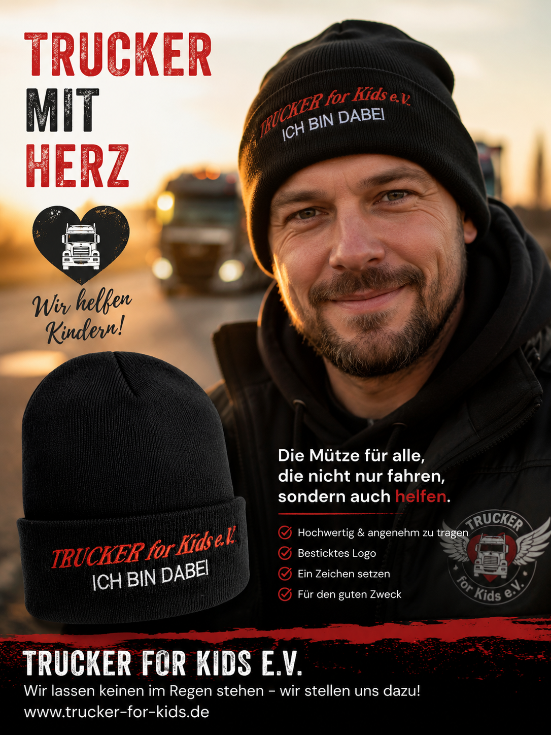 Ac🧢 Die neuen Trucker-for-Kids Mützen – stylisch durch den Winter! ❄️