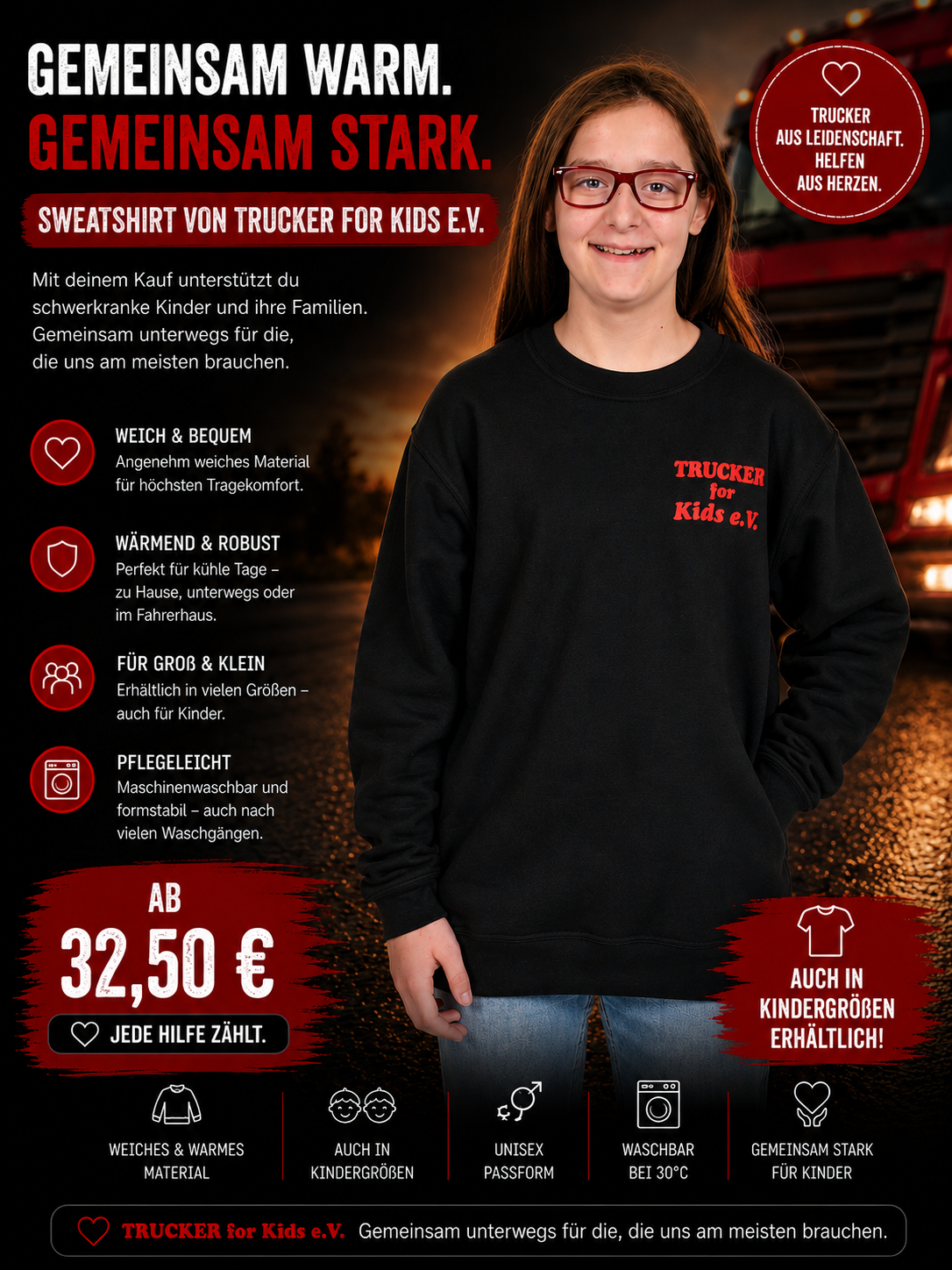 Unser Vereins-Sweatshirt – Warm ums Herz & stark im Zeichen der Solidarität