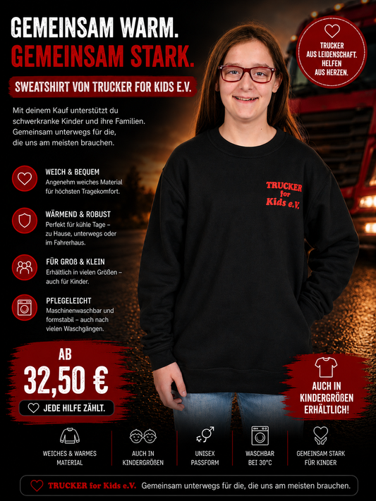 Klub sweatshirt til mænd og kvinder Gammel pris 35,50 € nu kun 30,50 €