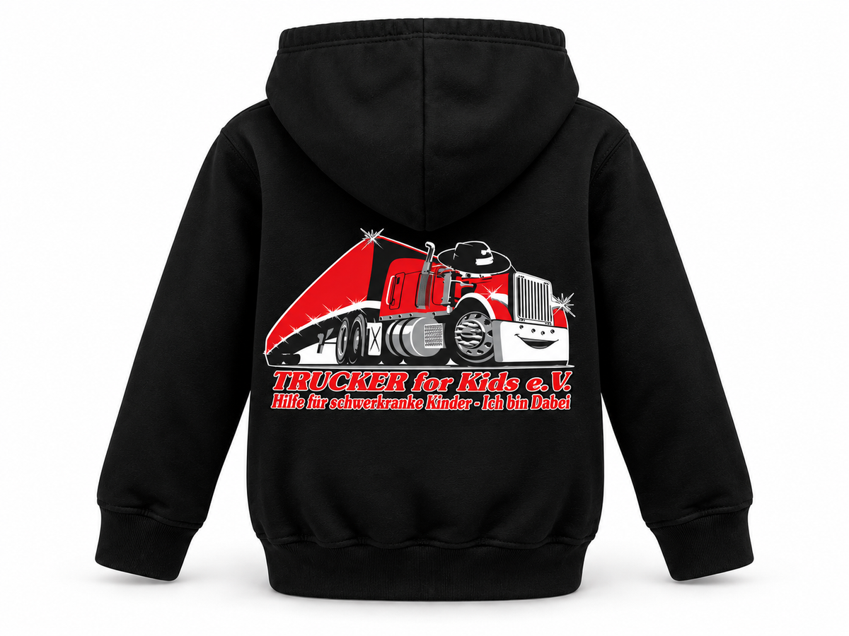 🚛 Trucker for Kids Zip-Hoodie für Kinder ❤️