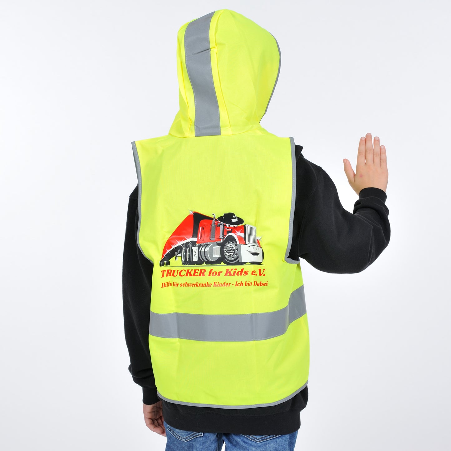 Club – children's warning vest with cap