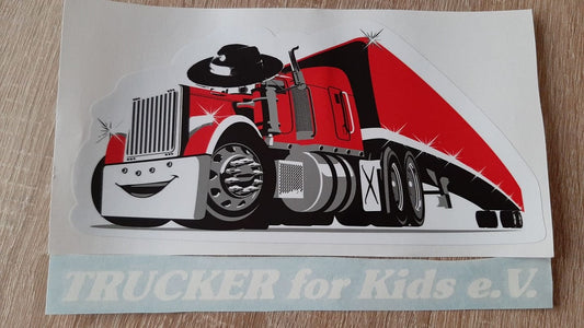 Sticker – Trucker for Kids (truck left)